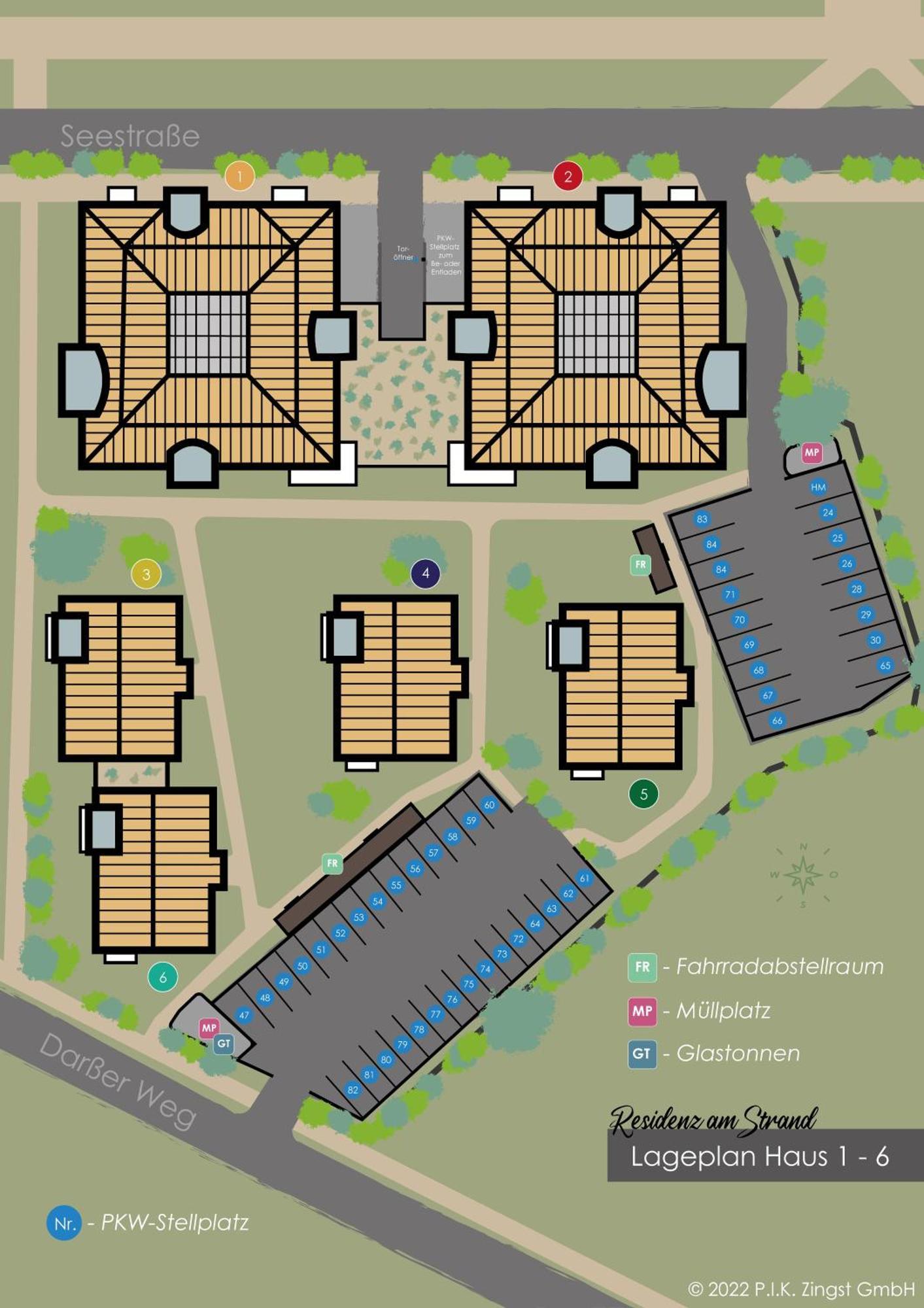Residenz Am Strand Bernsteinglueck - Wohnung 1-09 Zingst Exteriör bild